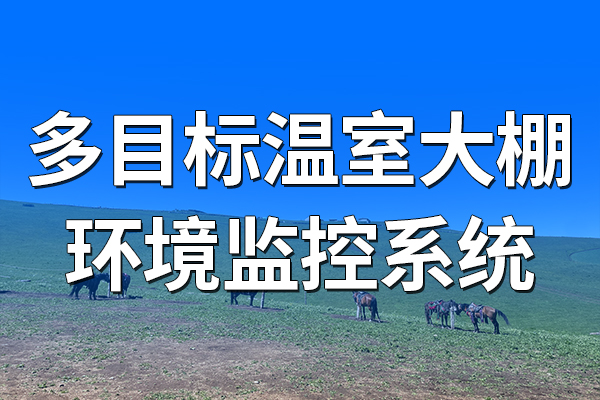 多目標(biāo)溫室大棚環(huán)境監(jiān)控系統(tǒng)