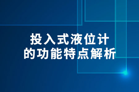 投入式液位計的功能特點解析