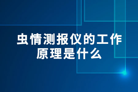 蟲(chóng)情測(cè)報(bào)儀的工作原理是什么